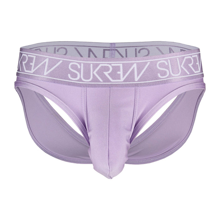 SexyMenUnderwear.com Sukrew V-Thong Hybrid Jock Combo Large Contour Pouch Lilac 27