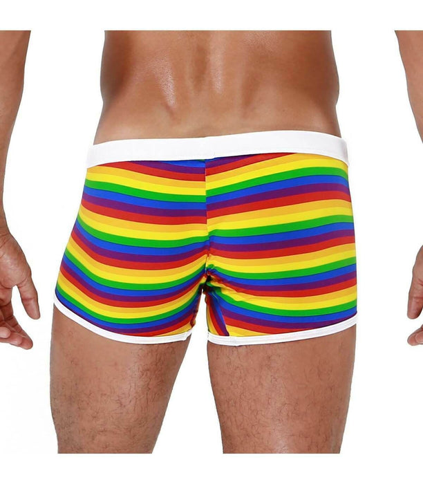 SexyMenUnderwear.com Swim-Boxer TOF PARIS Swim-Short Pride Edition Rainbow Flag Swimwear 22