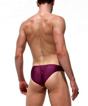 SexyMenUnderwear.com Swim-Brief RUFSKIN Swimwear EuroCut Bikini-Brief "BIG-D" Contour Pouch Grape 43