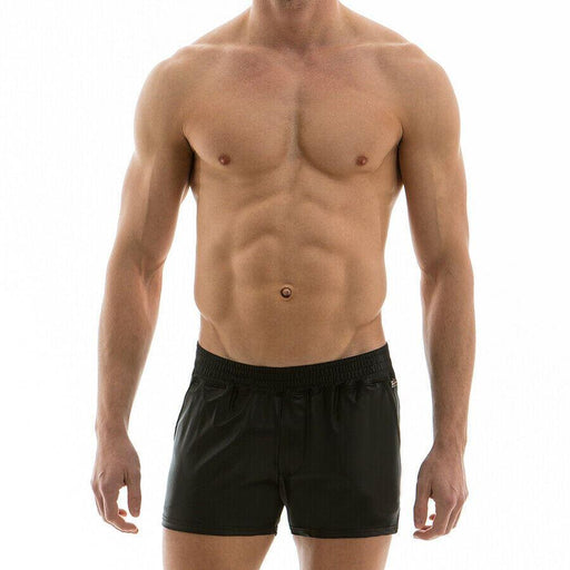 SexyMenUnderwear.com Swim-Short MODUS VIVENDI Elegant Glossy Swimwear Black s1727 55