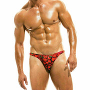 SexyMenUnderwear.com Swimwear "2020 Fruity Modus Vivendi" Swim-Brief Low Cut Strawberry FS1911 37