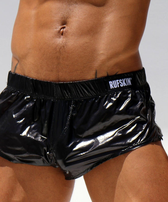 N2N BODYWEAR B3 Black Liquid Skin Shorts Trunks, Leather Rubber Neoprene  look £12.50 - PicClick UK