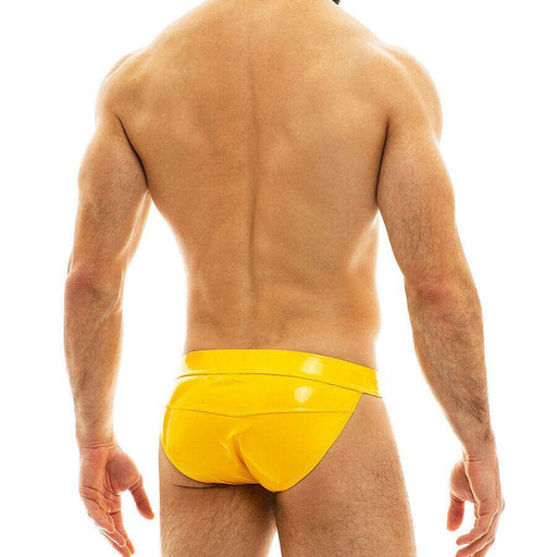 SexyMenUnderwear.com Tanga-Briefs Modus Vivendi Viral Vinyl Glossy Brief Shiny Lavish Yellow 08012 76