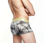 SexyMenUnderwear.com "TANN MONTREAL" Lightweight Boxer Low-Rise Fashion Trunks Gold 2