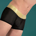 TANN MONTREAL Trunk Mini Boxer Low-Rise Micro-Mesh Trunks Sensual Black 6 Underwear