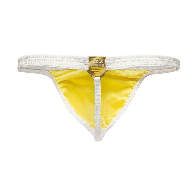 SexyMenUnderwear.com Thong Modus Vivendi Leather-Look Fabric Thongs-Mania White 20516 57