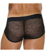 SexyMenUnderwear.com TOF PARIS Boxer BULGE LACE Romantic Sensual Floral lace See Through Black 13