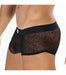 SexyMenUnderwear.com TOF PARIS Boxer BULGE LACE Romantic Sensual Floral lace See Through Black 13