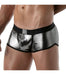 SexyMenUnderwear.com TOF PARIS Boxer Trunks Metal Collection Stretch Microfiber Silver 53