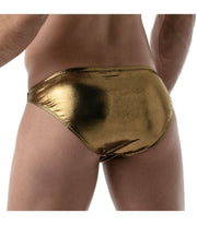 SexyMenUnderwear.com TOF-PARIS Brief Bikini Cut Tanga Briefs Metal Golden 54