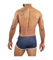 SexyMenUnderwear.com TOF PARIS COWBOY SHORTS Retro Style Very Sexy Cow-Boy Style Jeans Blue T1