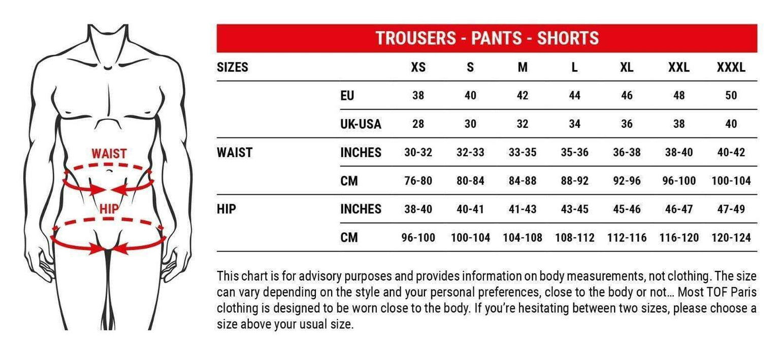 SexyMenUnderwear.com TOF PARIS Fashion Shorts CRUISE Delux Rear Pockets Boxer Short Black&Blue T3