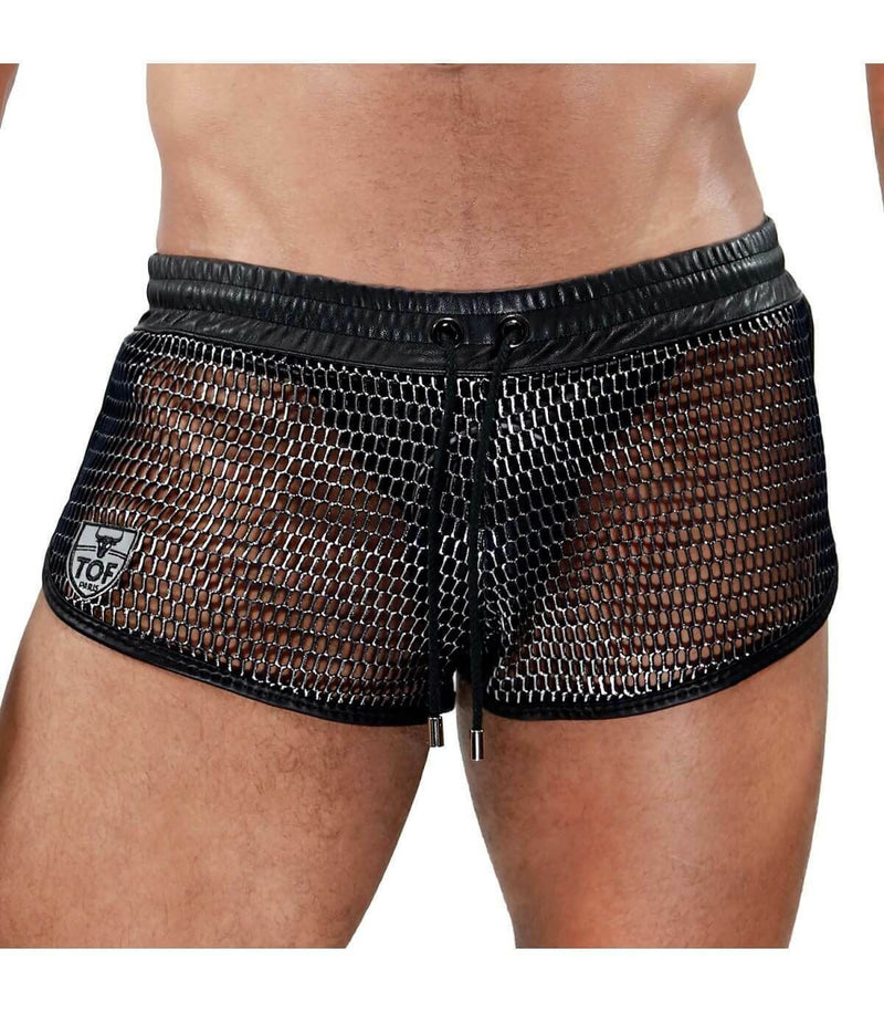 SexyMenUnderwear.com TOF PARIS Fashion Shorts Roman Gladiator-Look Lightweight Elegant Short T4