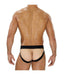 SexyMenUnderwear.com TOF PARIS FETISH Jock MicroFibre Leather-Look JockStraps Bulge Support 5