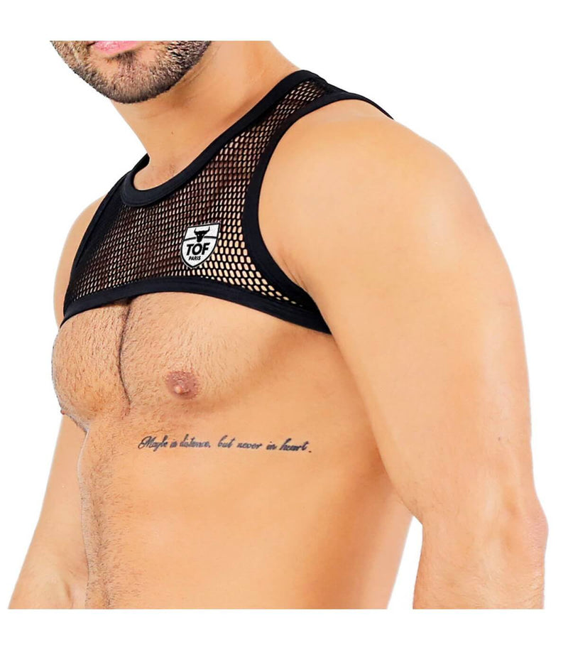 SexyMenUnderwear.com TOF PARIS Harness Spartacus Harnais Classic And Elegant Garment Black 24