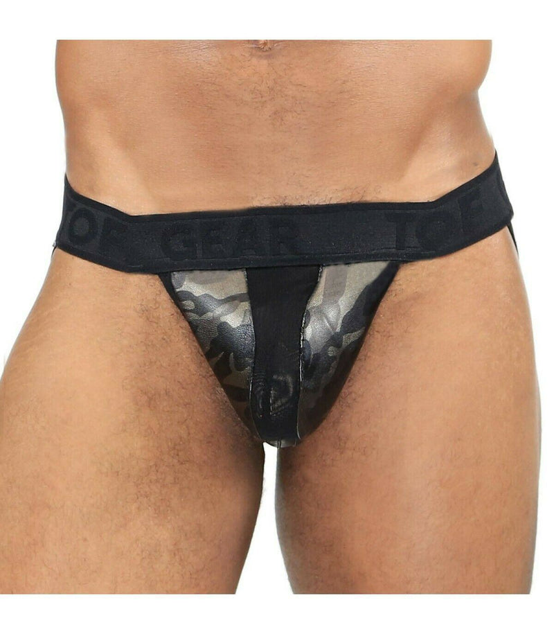 SexyMenUnderwear.com TOF PARIS JOCK COMMANDO Jockstraps Camouflage Military Jacquard 11