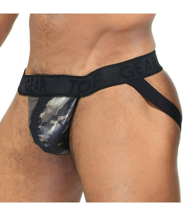 SexyMenUnderwear.com TOF PARIS JOCK COMMANDO Jockstraps Camouflage Military Jacquard 11