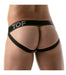 SexyMenUnderwear.com TOF PARIS Jockstrap Stripe Push Up Jock Cotton Jersey Navy-Black 19