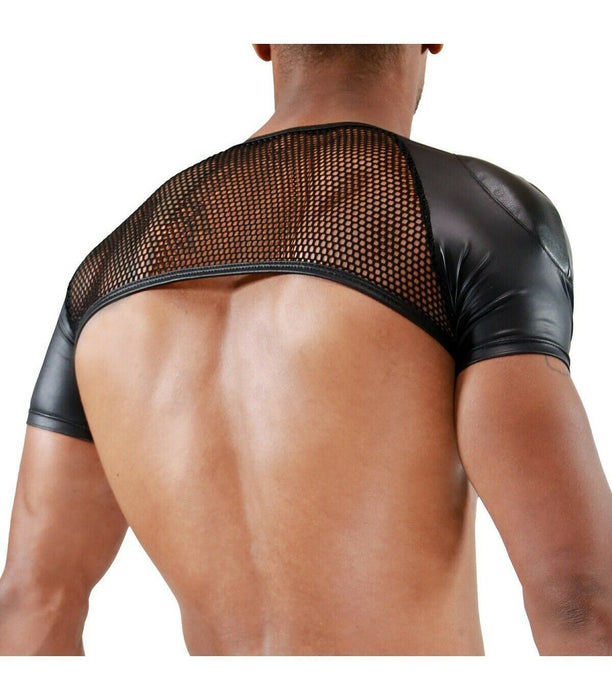 SexyMenUnderwear.com TOF PARIS LEATHERETTE HARNESS SPARTACUS GOGO LIGHT BLACK T1
