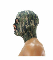 SexyMenUnderwear.com ONE SIZE TOF PARIS MASTER HOOD Cagoule KHAKI SM Camouflache Mask Stretch One Size 22