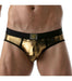 SexyMenUnderwear.com TOF PARIS Metal Brief Metallic Breathable Gold Briefs 55