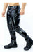 SexyMenUnderwear.com TOF PARIS Pants GLADIATOR Leather Trousers Rubber Look Low Waist Pantalon Virile