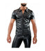 SexyMenUnderwear.com TOF PARIS SHIRT FETISH ZIPPED VEST LEATHER-LOOK JACKETS CHIC TIGHT FIT 25
