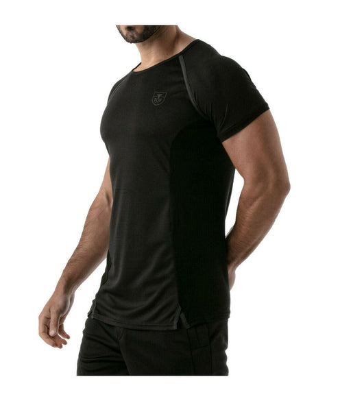 SexyMenUnderwear.com TOF PARIS Shirt Sport Gym Total Protection T-Shirts Black T8