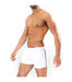 SexyMenUnderwear.com TOF PARIS Shorts White Party Short Whit Stripe Black and white Elegant Look 40