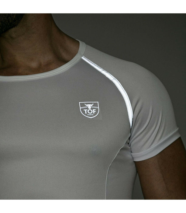 SexyMenUnderwear.com TOF PARIS Tank top Sport Gym Total Protection TankTop White T8