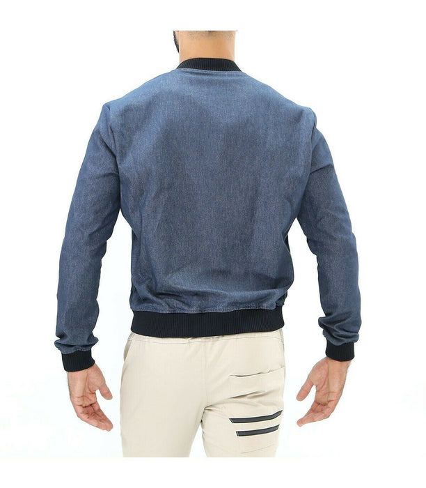 SexyMenUnderwear.com TOF PARIS VEST COWBOY Dark Blue Denim Jackets Elegant Urban Look YKK Metal ZIP