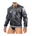 SexyMenUnderwear.com TOF PARIS Vest Jacket Pilot Bomber Elegant Breathable Leather Look Zip Jackets
