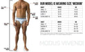 SexyMenUnderwear.com Trunk Modus Vivendi Boxer POP Melange Perforated Mesh Fabric Aqua 07021 56