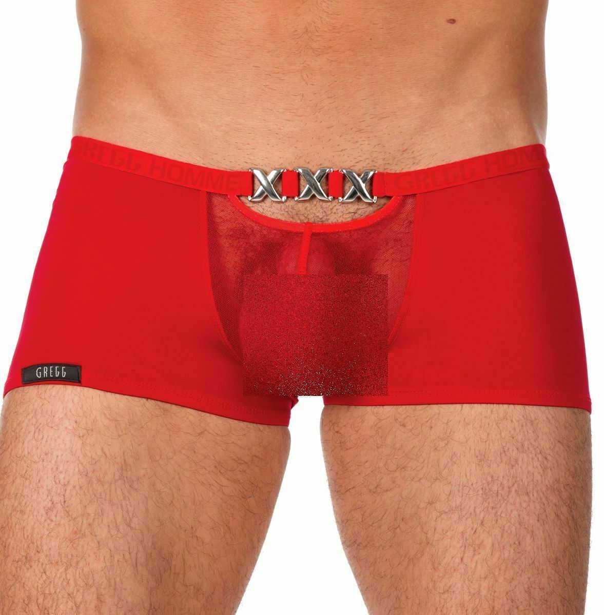 XS sexy boxer by Gregg Homme Pimp Boxer Brief Red Sensual XXX 96605 161 —  SexyMenUnderwear.com