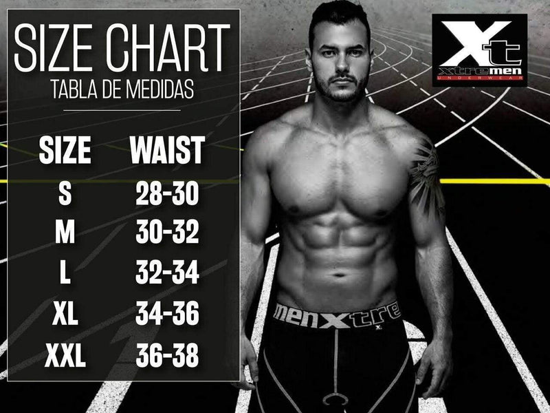 SexyMenUnderwear.com XtreMen Boxer Brief Sports Underwear Stretch Cotton Slip Blue 41309 3