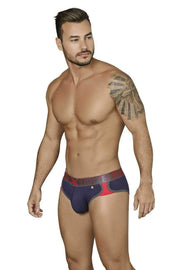 SexyMenUnderwear.com XtreMen Boxer Brief Sports Underwear Stretch Cotton Slip Blue 41309 3