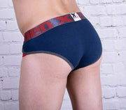 SexyMenUnderwear.com XtreMen Boxer Brief Sports Underwear Stretch Cotton Slip Blue 41309 3