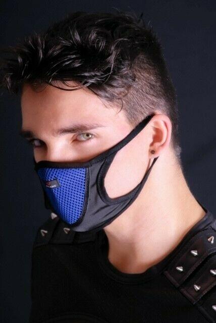 SMU Protection du visage Anti-poussière avec style bleu