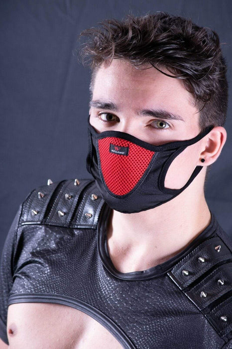 Protection du visage SMU Anti-poussière avec style rouge