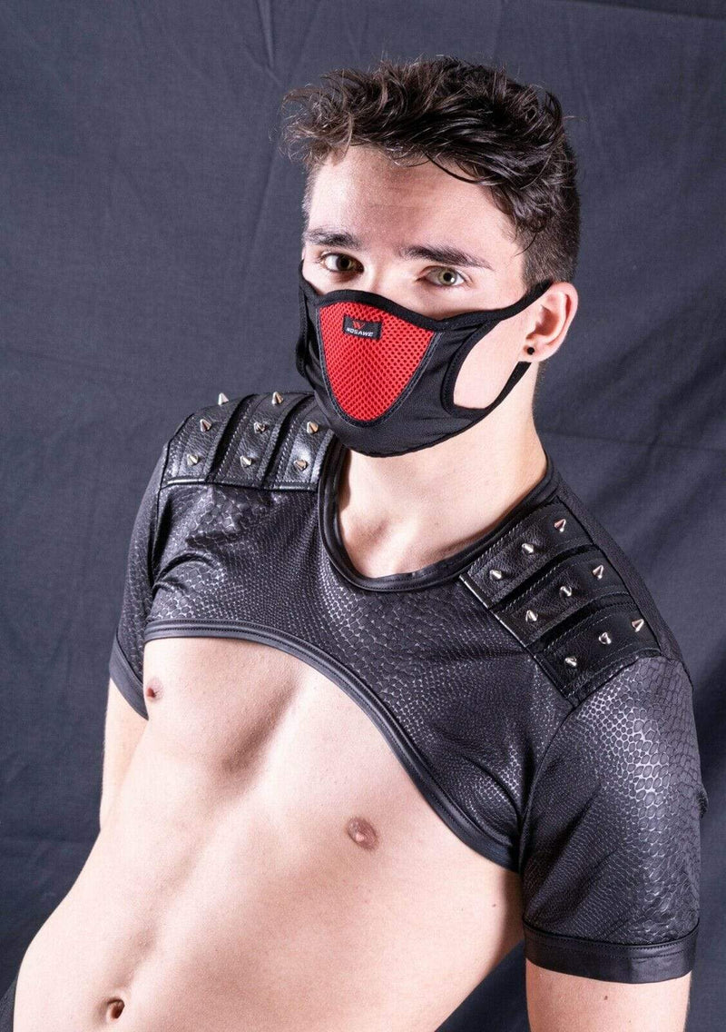 Protection du visage SMU Anti-poussière avec style rouge