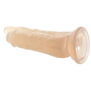 Shots Toys Dildo Real Rock 9in Double Dildo Jelly Rubber TPR Translucent SX1