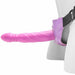 Shots Toys Ouch! Hollow Twisted Strap-On Purple 8 Inch With Jockstrap O/S