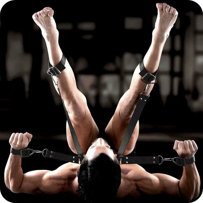 Sir Richards Command unisex Hogtie and Collar Set 2