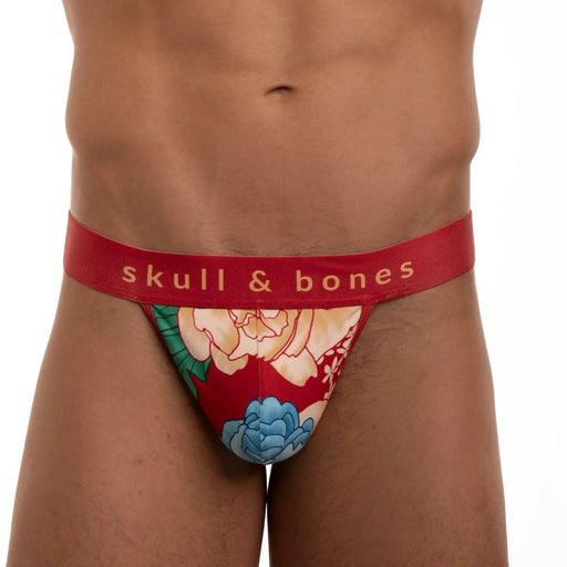 SKULL & BONES Big Bloom Thongs With 2-Layer Contoured Pouch Floral Thong 19