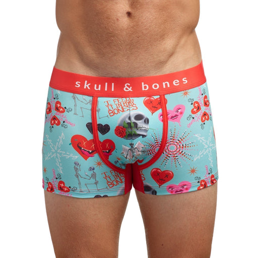 SKULL & BONES Boxer Trunk Luxurious High-Quality From Heart Love Bones 12