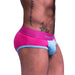 SKULL & BONES Mesh Sport Brief Double Fabric Layer Gusset Neon Pink 11