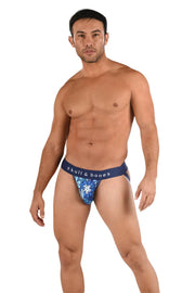 SKULL & BONES Night Bloom Jock With 2-Layer Contoured Pouch Floral Jockstrap 20