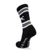 SKULL & BONES Socks Mid-Lenght Black & White Stripe One Size Sock