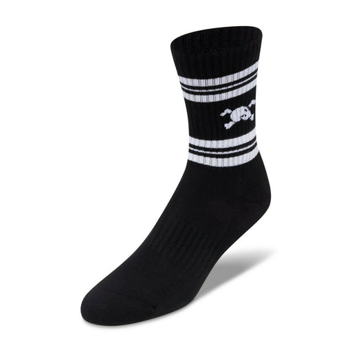SKULL & BONES Socks Mid-Lenght Black & White Stripe One Size Sock