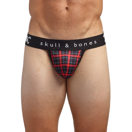 SKULL & BONES Tartan Plaid Thong Ultimate Comfort & Support Thongs 6